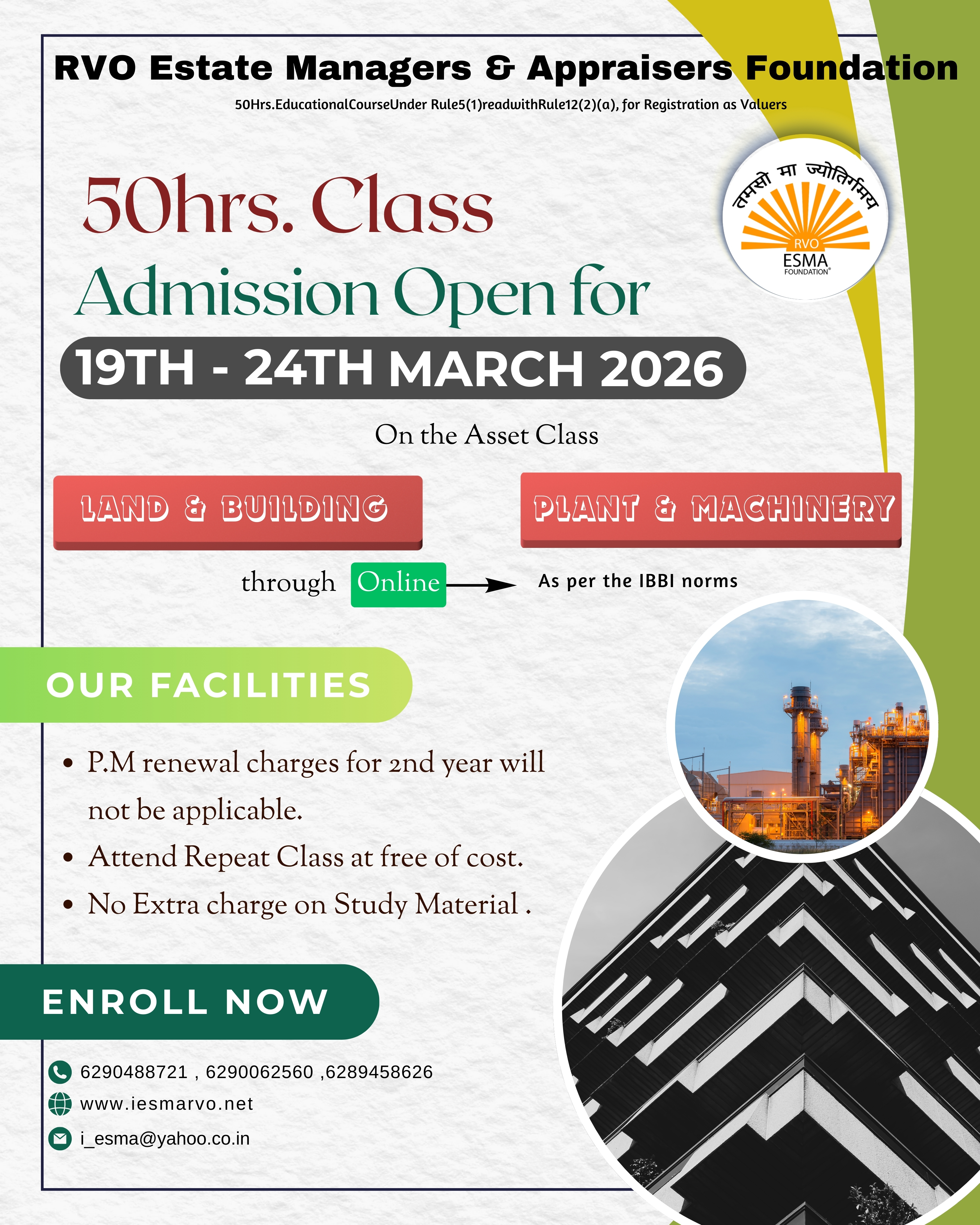 19th - 24th March 2026 Class